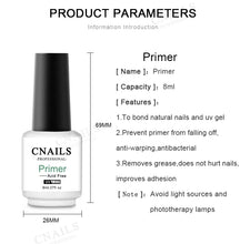 Load image into Gallery viewer, Fast Air Dry Primer Acid-Free No Wipe Base and Top Coat Gel Nail Polish

