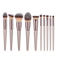 Load image into Gallery viewer, Champagne Make-up Brushes Set
