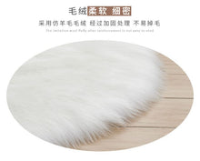Load image into Gallery viewer, Soft Artificial Sheepskin Rug Chair Cover
