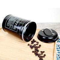 Tea Coffee Sugar Metal Jar