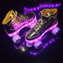 Load image into Gallery viewer, New Style Luminous 4-Wheel Roller Skates
