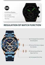 Load image into Gallery viewer, Waterproof Luxury Men&#39;s Wrist Watches
