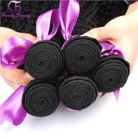 Peruvian Kinky Curly Hair Bundles 100% Human Hair Extensions