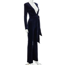 Load image into Gallery viewer, One Piece Velvet Jumpsuit
