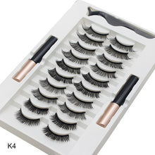 Load image into Gallery viewer, 10 Pairs False Magnetic Eyelashes
