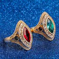 Bohemian Oval Engagement Rings
