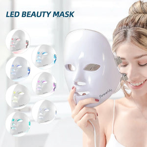 7 Color LED Facial Mask Light Photon Therapy