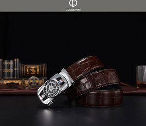 Men Genuine Luxury Leather Belt