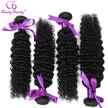 Load image into Gallery viewer, Peruvian Kinky Curly Hair Bundles 100% Human Hair Extensions
