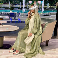2 Piece Elegant Abayas for Women
