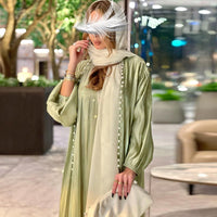 2 Piece Elegant Abayas for Women