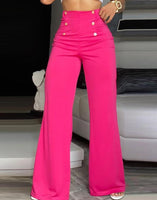Elegant Wide Leg Boot Cut Pants