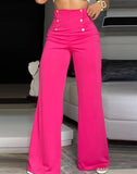 Elegant Wide Leg Boot Cut Pants