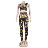 Sexy Print Two-Piece Set