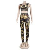 Sexy Print Two-Piece Set