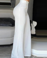Elegant Wide Leg Boot Cut Pants