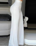 Elegant Wide Leg Boot Cut Pants