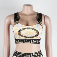Sexy Print Two-Piece Set