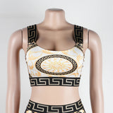 Sexy Print Two-Piece Set