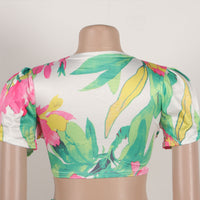 Floral Printed Chic Two 2 Piece Set