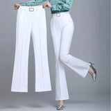 Elegant Bell-bottom Trousers