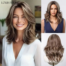 Load image into Gallery viewer, Synthetic Heat-Resistant Blonde Highlights Wigs
