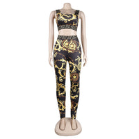 Sexy Print Two-Piece Set