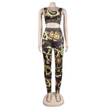 Sexy Print Two-Piece Set