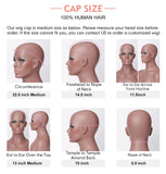 Kinky Afro Curly Wigs With Bangs