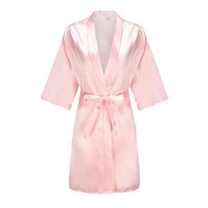 Pink and White Bridesmaid Robes