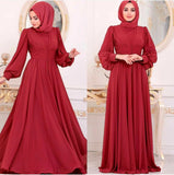 Chiffon Studded A-line Abayas