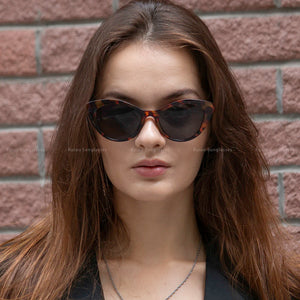 Cat eye shapes women's sunglasses