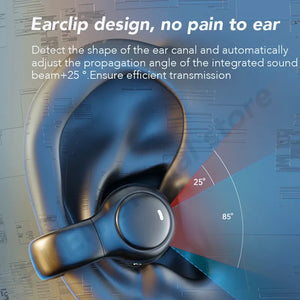 Ear Clip Bone Conduction Wireless Earphones