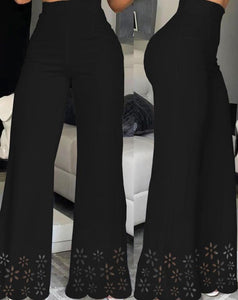 Elegant Wide Leg Boot Cut Pants