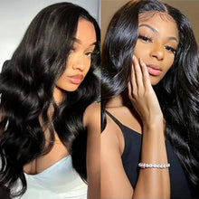 Load image into Gallery viewer, Black 13*4 Body Wave Lace Front Wig
