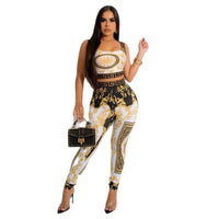 Sexy Print Two-Piece Set