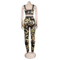 Sexy Print Two-Piece Set