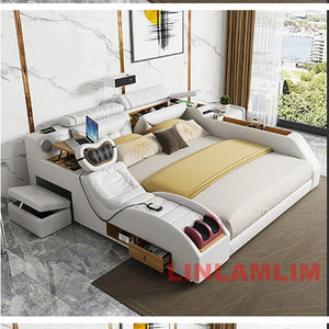 Modern Multifunctional Smart Tech Futuristic Bed