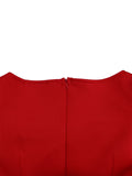 Short Sleeve Split bodycon ruffles midi prom  Dress