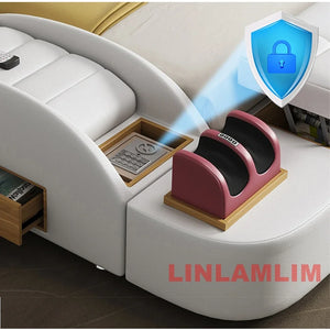 Modern Multifunctional Smart Tech Futuristic Bed