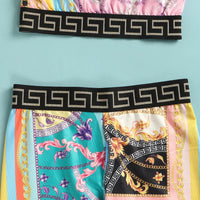Sexy Print Two-Piece Set