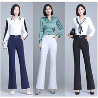 Elegant Bell-bottom Trousers