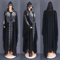 Bat Sleeve Abaya Diamond Kaftan Abaya
