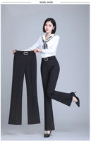 Elegant Bell-bottom Trousers