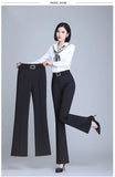 Elegant Bell-bottom Trousers