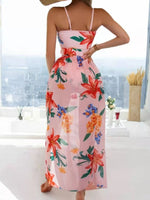3-Piece Floral Print Knot Front Bikinis