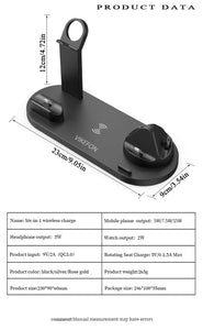 6 in 1 Wireless Charger Stand