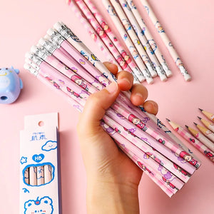 Cute 10Pcs/Box Wooden Lead Pencils