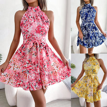 Load image into Gallery viewer, Sexy Floral Print Short Dress
