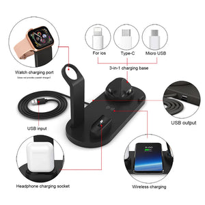 6 in 1 Wireless Charger Stand